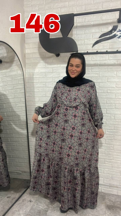 پیراهن پایین چین نخی