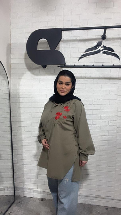 ☀️ شومیز مانتویی آسنا ☀️