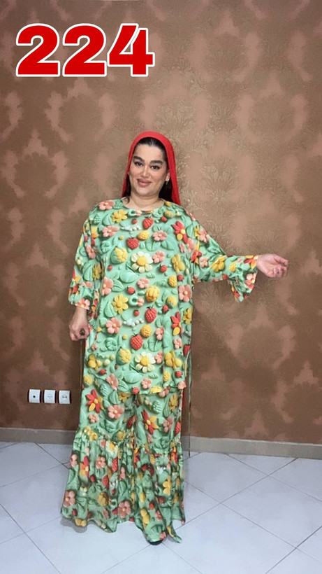 🌸 ست تیشرت و شلوار خونگی آرامیس 🌸