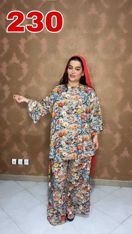 🌸 ست تیشرت و شلوار خونگی آرامیس 🌸