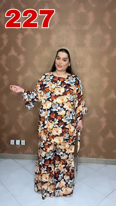 🌸 ست تیشرت و شلوار خونگی آرامیس 🌸